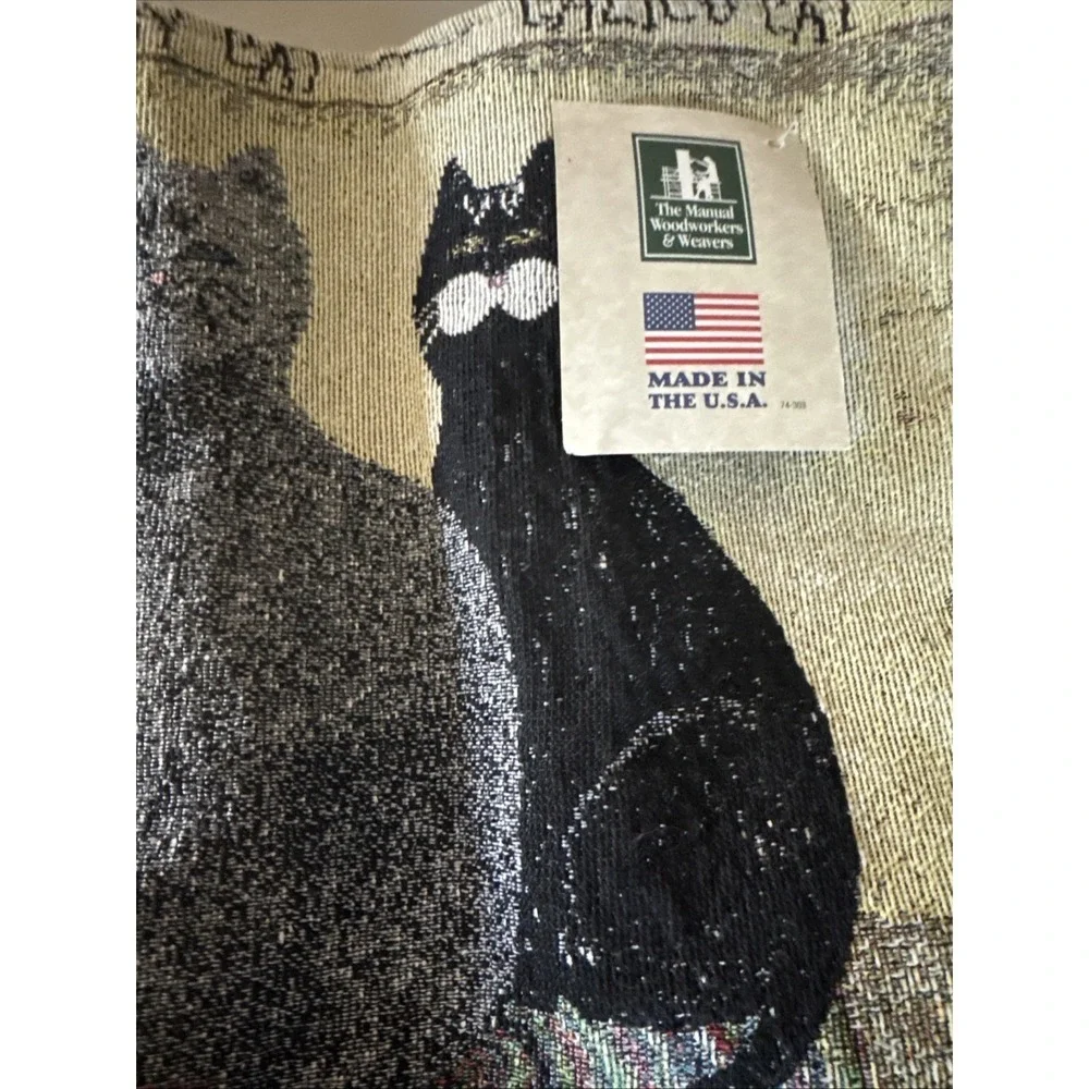 Tabby Cats Tapestry Tote Two Sided by Cindy Shamp USA